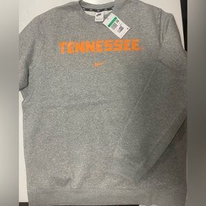 Nike Tennessee Volunteers Nike Club Fleece Sweatshirt - Heather Gray